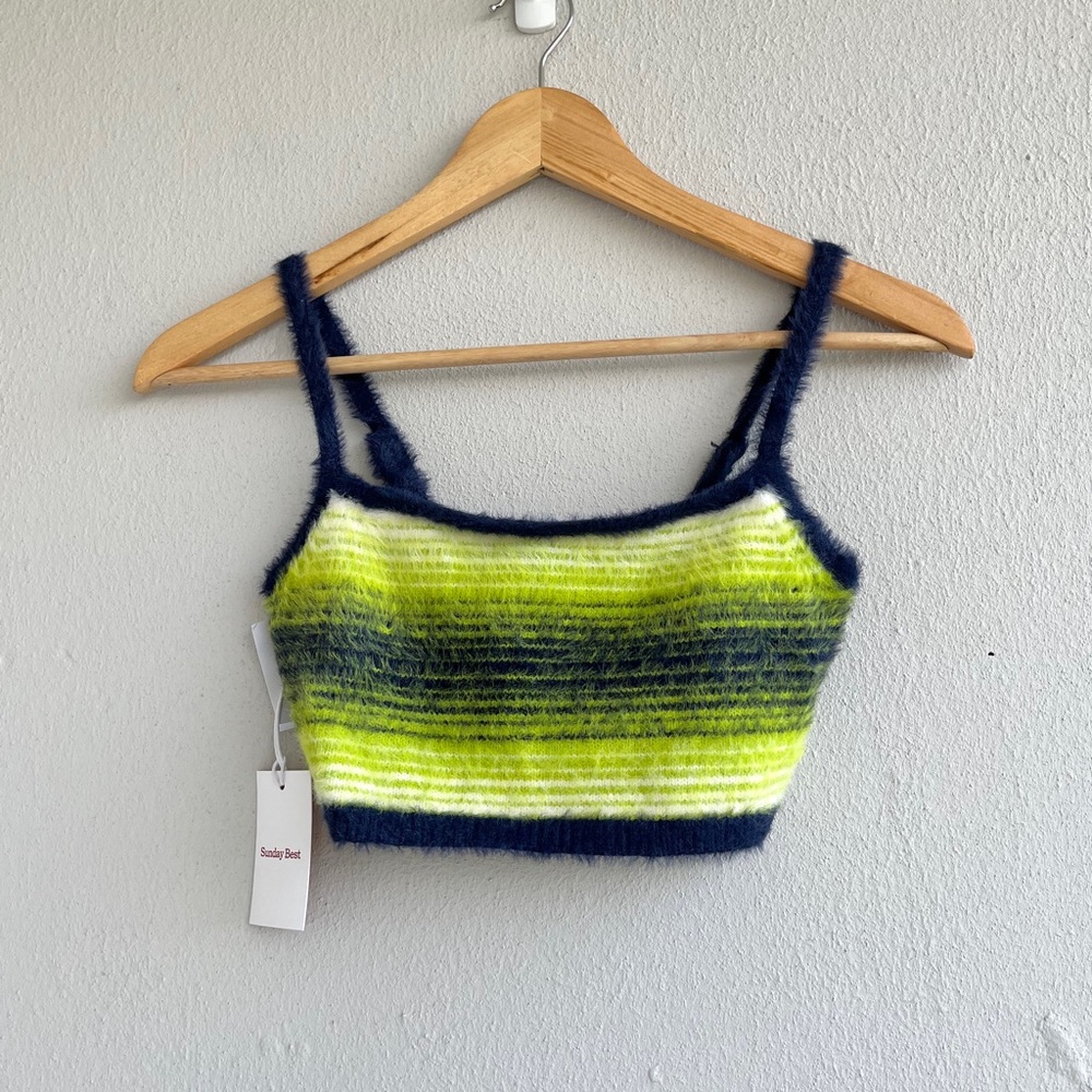 Aritzia | NWT Sunday Best Cropped Fuzzy Top